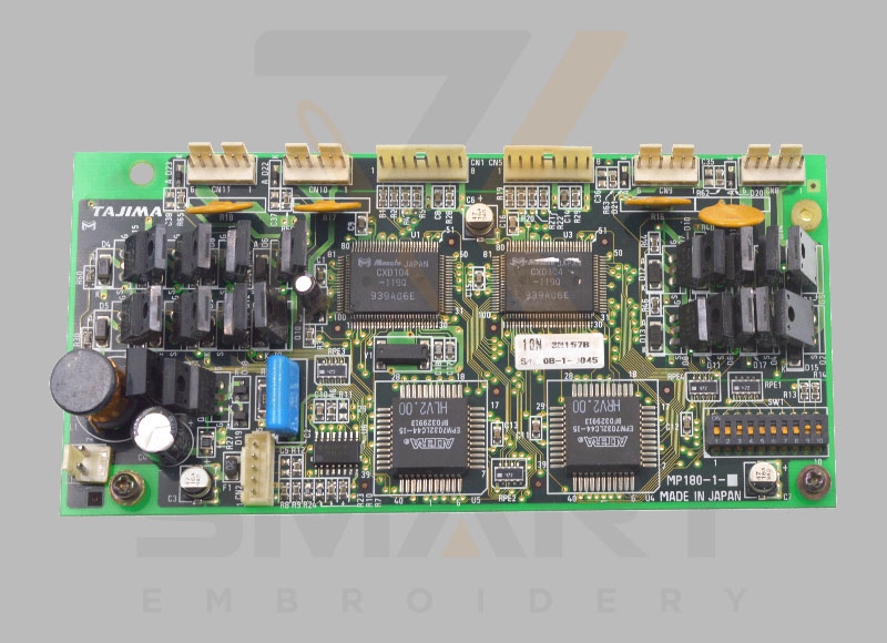 Thẻ điện tử MP 180-1 đã sử dụng HLV 2.00 cho máy thêu đầu đơn Tajima 0J2700101060 CL6101A60000