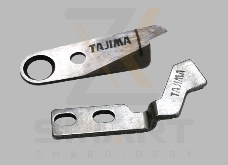 Tajima thêu máy cố định và dao di động