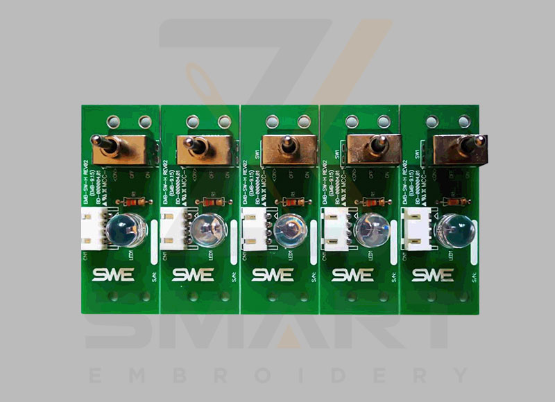 BD-000004 EMB-SWF-H SWF Head On Off Switch Card Rev01 (Emb-9,15) Máy thêu Sunstar