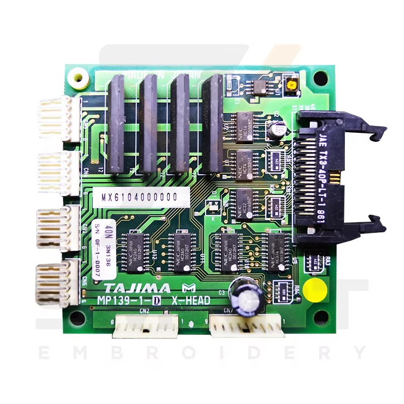 Tajima Máy đóng hộp Phụ tùng được sử dụng MP139-1-D Tajima: Head Amp Card MX6104000000 0J2702000000