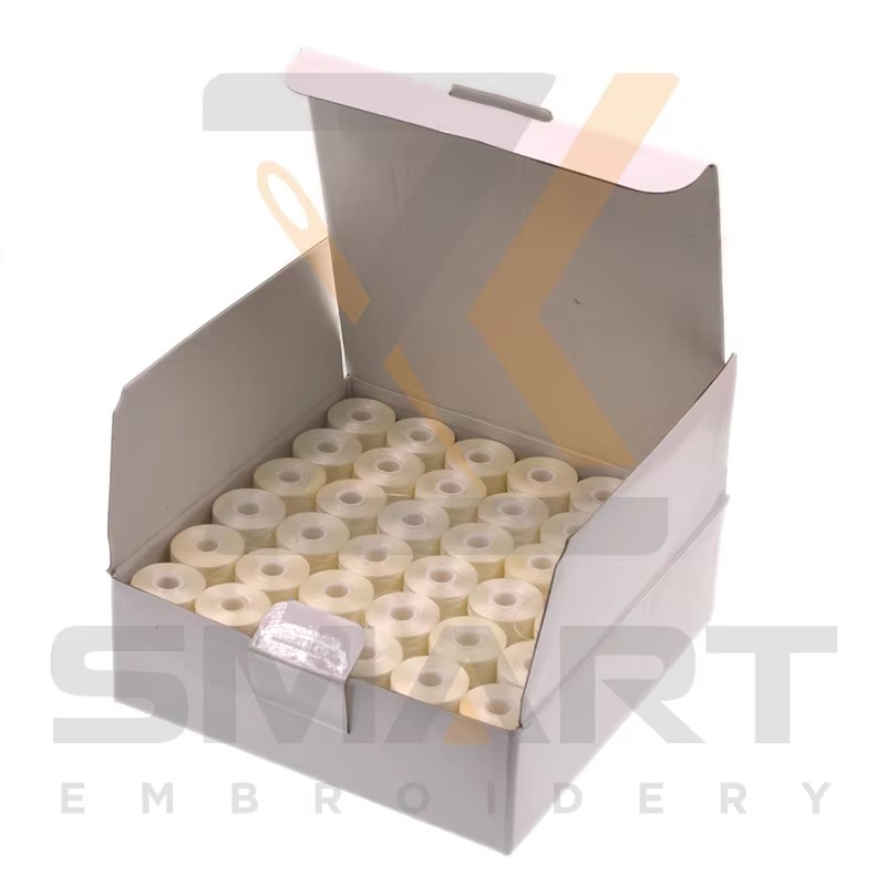 144 Pieces L Size Màu trắng Pre-wound Bobbins Máy đóng hộp Phụ tùng R06-75D/2W-L