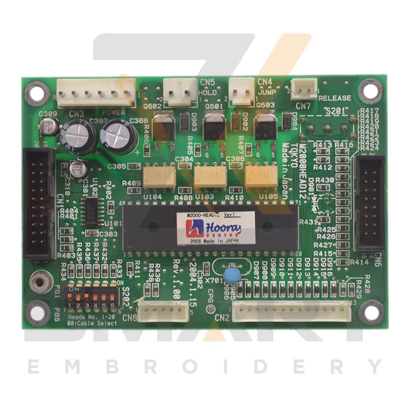 Sử dụng Tension Base Card M2000HEAD12 TOKYO Trung Quốc Embroidery Machine Parts EDH0502-M2000HEAD12