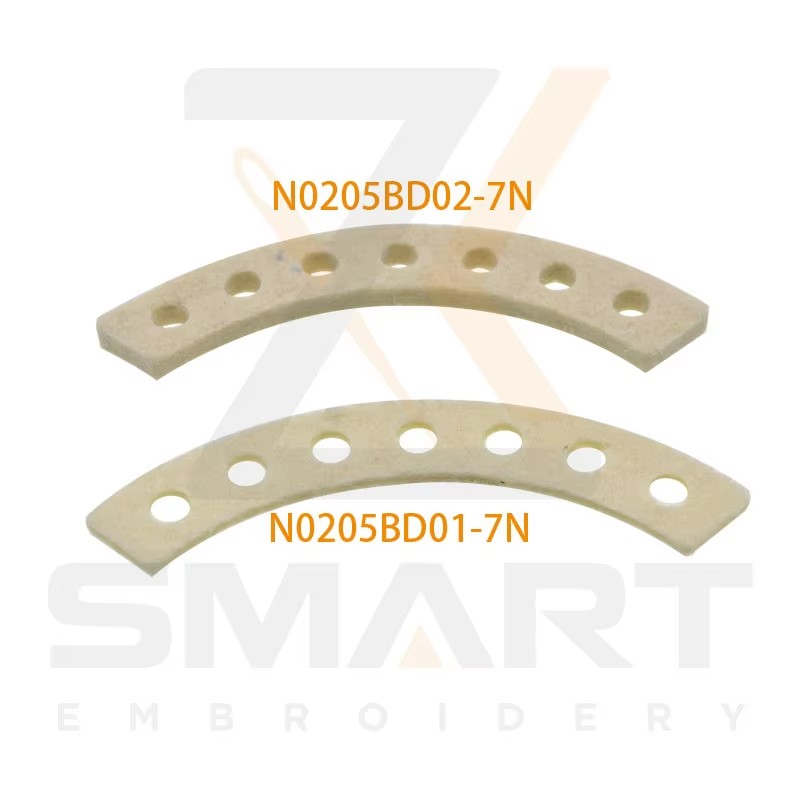 Barudan Máy đóng hộp Phụ tùng Turret Plate Oil Felt 7 Needles N0205BD01-7N N0205BD02-7N